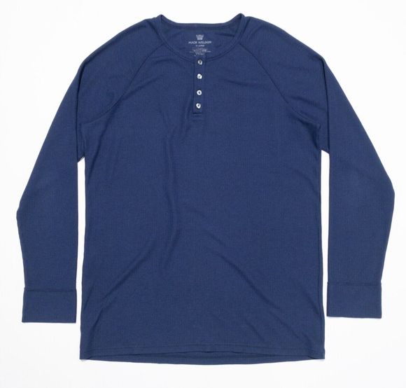 Mack Weldon Shirts Mack Weldon Thermal Waffle Henley Mens Xl Long